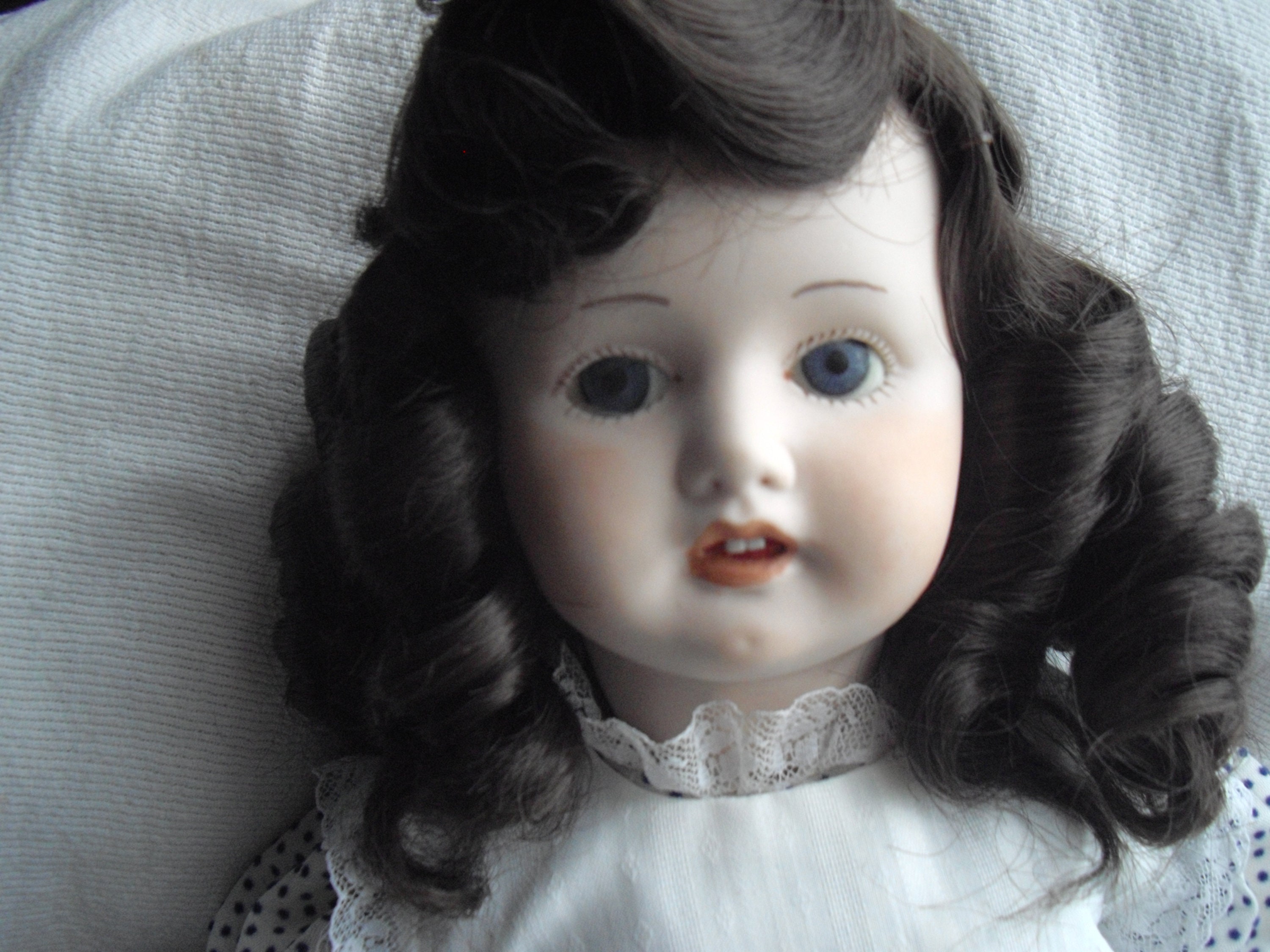 Porcelain Doll/ Doll with teeth/ Collectible doll/ fully Etsy