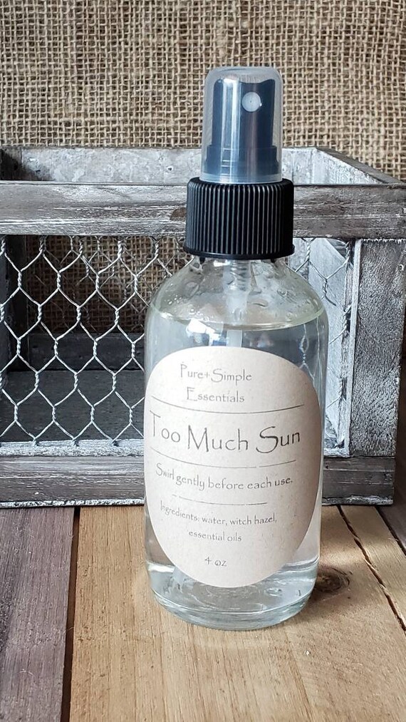 Too Much Sun Tanned Skin Support Sunburn Relief | Etsy