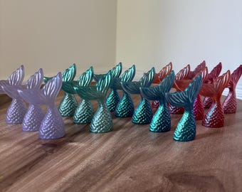 Colas de sirena de resina únicas / Recuerdos de fiesta / Herramientas para manualidades / Agradecimiento al cliente