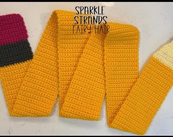 Bufanda de lápiz - Regalo de agradecimiento para maestros - Crochet - Extra larga