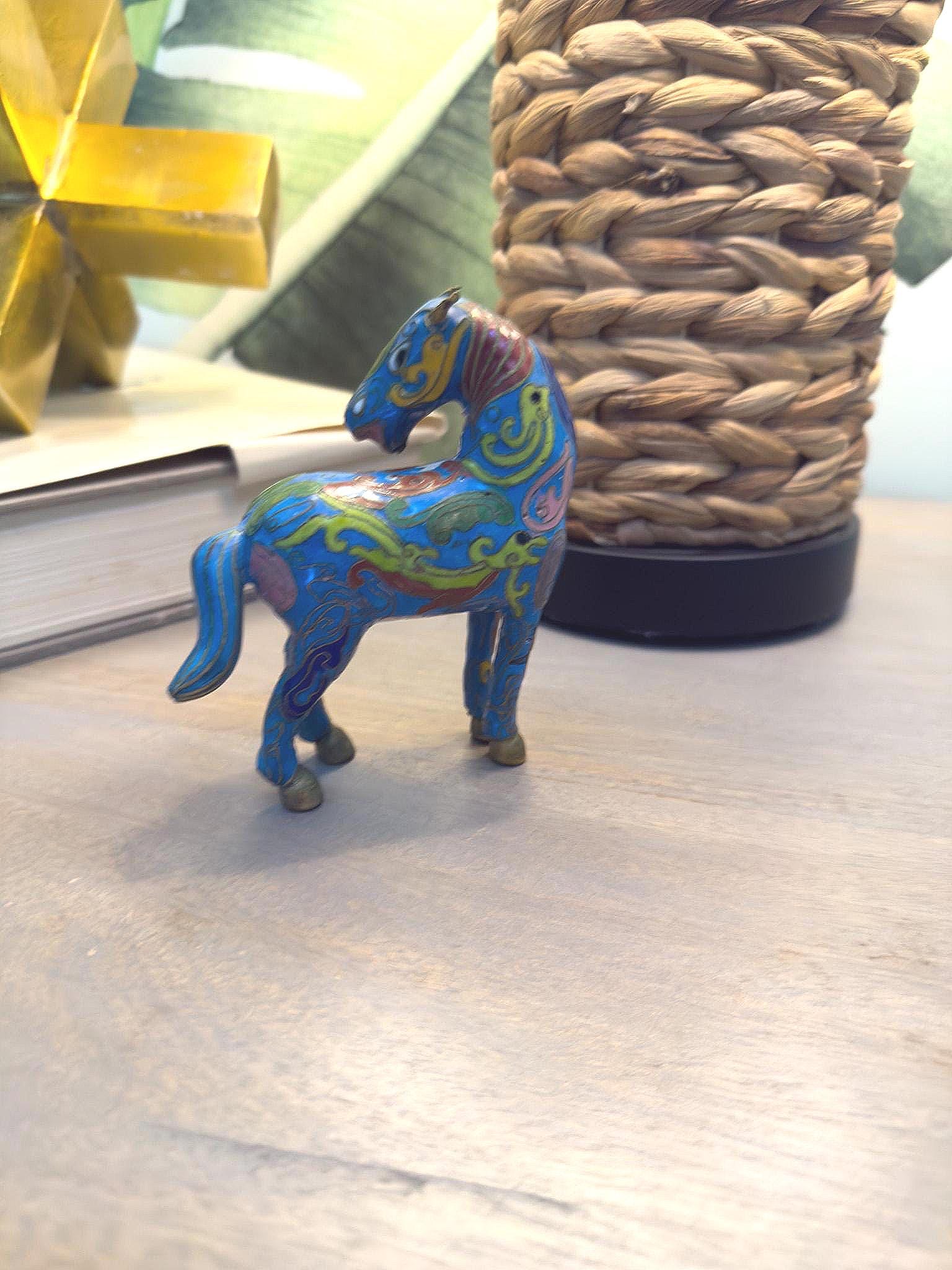 中国七宝馬の置物 - Etsy 日本