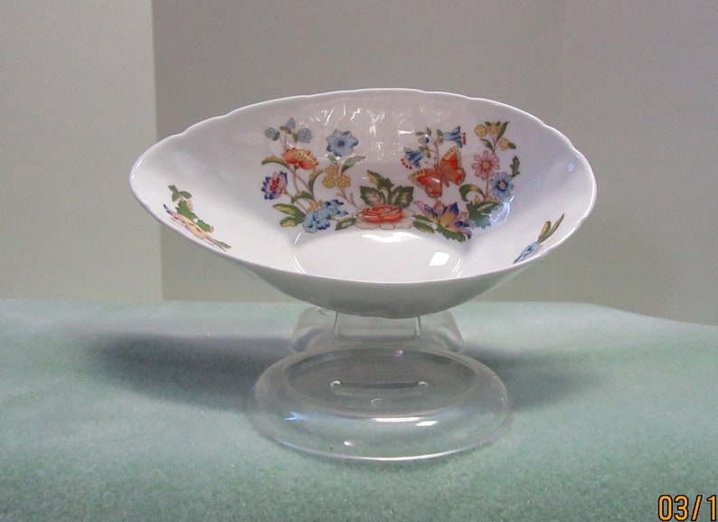 Aynsley Cottage Garden Bone China Avocado Dish Etsy