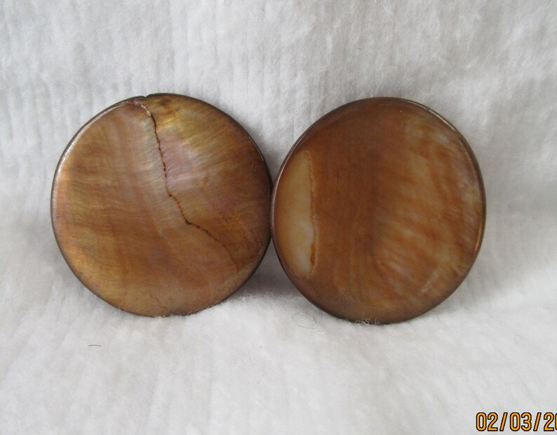 30mm Brown Shell Coins