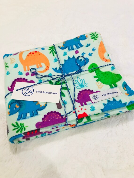 dinosaur receiving blankets