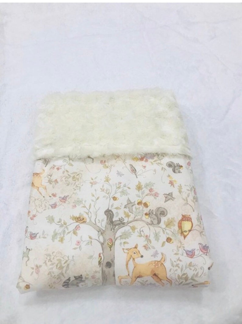 Woodland Comforter Toddler Bed Blanket Woodland Etsy