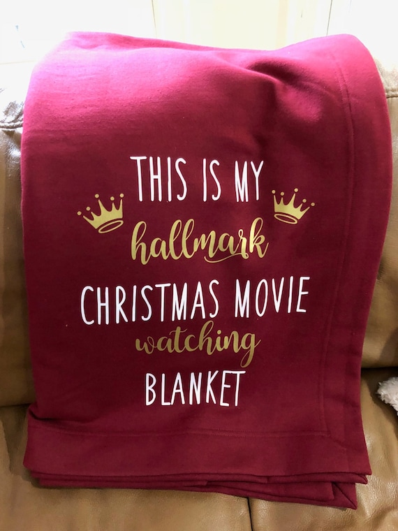 Embroidered hallmark movie blanket sale