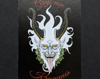 Gruß Vom Krampus Sticker