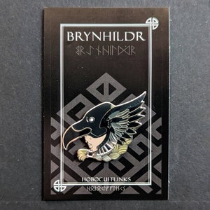 Brynhildr - Norse Mythology Hard Enamel Pin