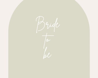 Bride to Be Welcome Sign Printable Download