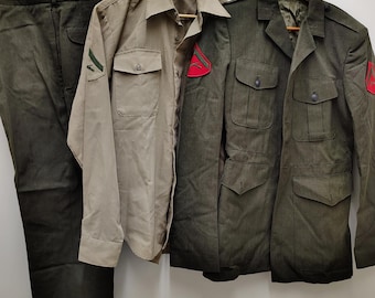 USMC 海兵隊 グリーン ドレスパンツ サービスユニフォーム ズボン DSCP