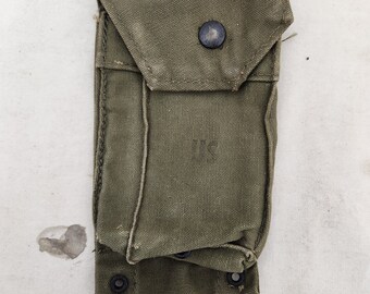 Vintage Military Issued Vietnam Era M14 Ammo Pouch