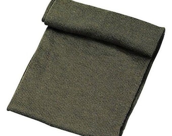 Bufanda de lana verde oliva G.I.