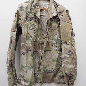 Military Issued Multi Cam Shirt/Blouse with Patches-ML