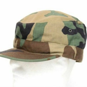 Gorra militar vintage para clima cálido en el bosque - NUEVA