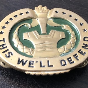 Military Issued Drill Sergeant ID Badge Pin
