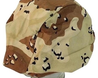 Funda para casco militar con estampado de chispas de chocolate - NUEVA