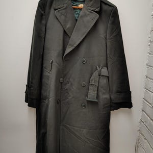 Military Rubber Coated Nylon Raincoat - Etsy