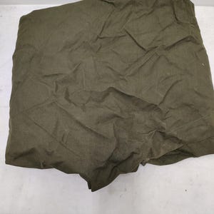 Rifugio militare vintage in tela verde oliva