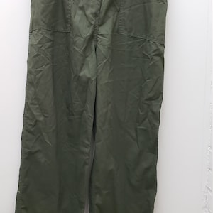 Vintage Military Issued Woman&#39;s Utility Trousers-22XL35