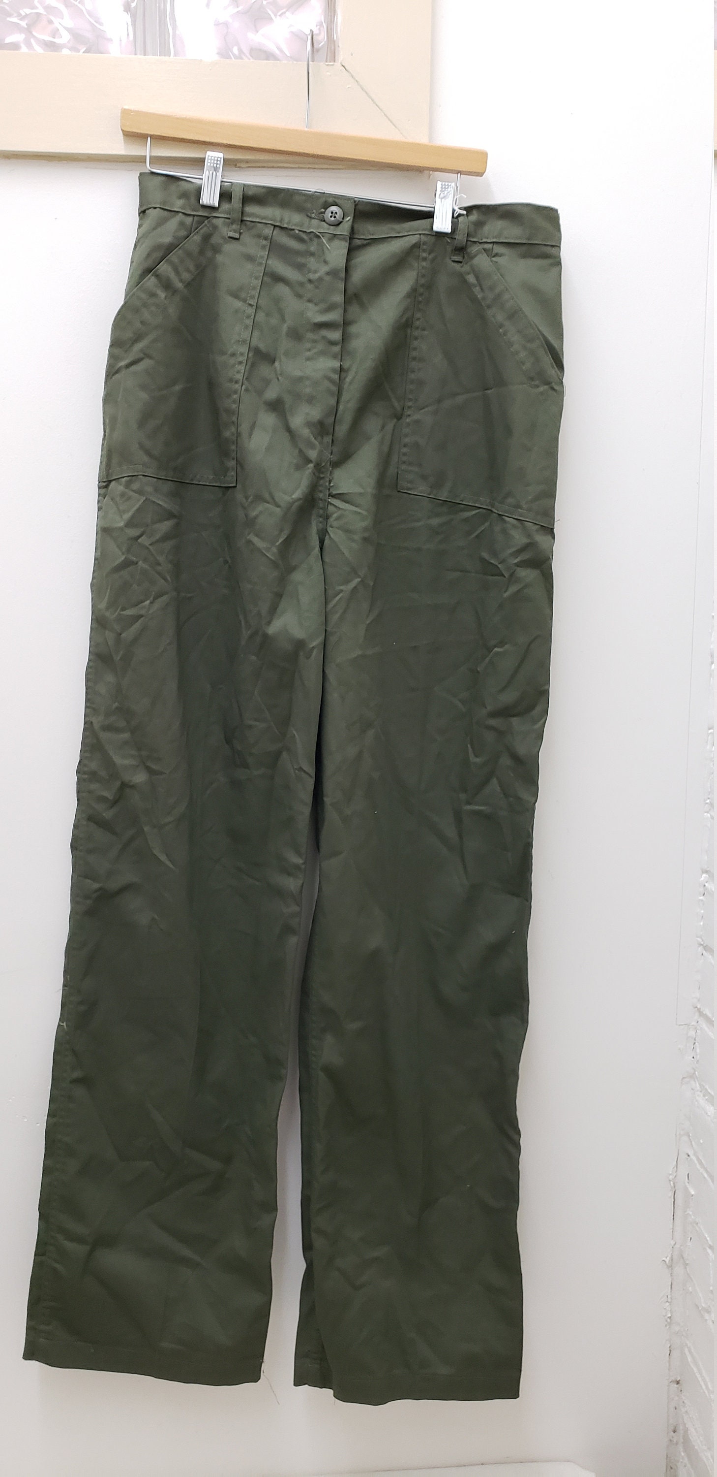 Vintage Military Issued Woman's Utility Trousers-22xl35 - Etsy