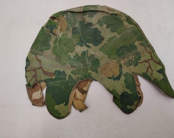 Funda para casco ERDL/Woodland de la época de Vietnam, emitida por militares antiguos