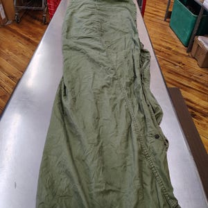 Vintage Military Issued Vietnam War Era OD Green Sleeping Bag Case
