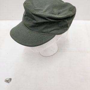 Military Issued OD Green Hot Weather Cap-NEW with Tags-6 7/8