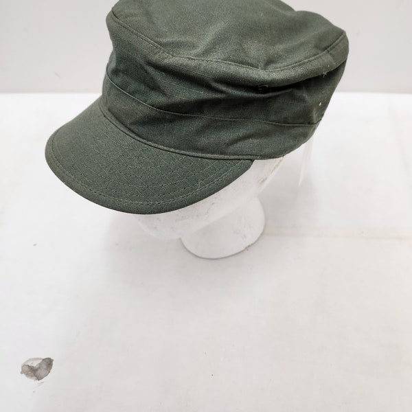 Military Issued OD Green Hot Weather Cap-NEW with Tags-6 7/8