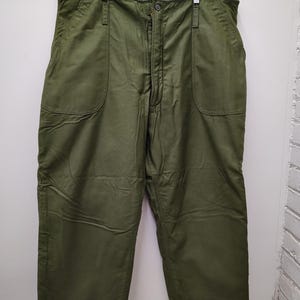 Pantaloni vintage militari in Vietnam, impermeabili al freddo, colore verde oliva