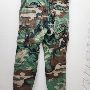 Vintage Military Issued Men's Woodland Pants-mr - Etsy