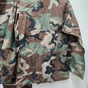 Vintage Military Issued Woodland Camo Outfit-medium - Etsy