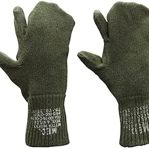 Vintage Military Issued Mitten Inserts, Shooters-NEW