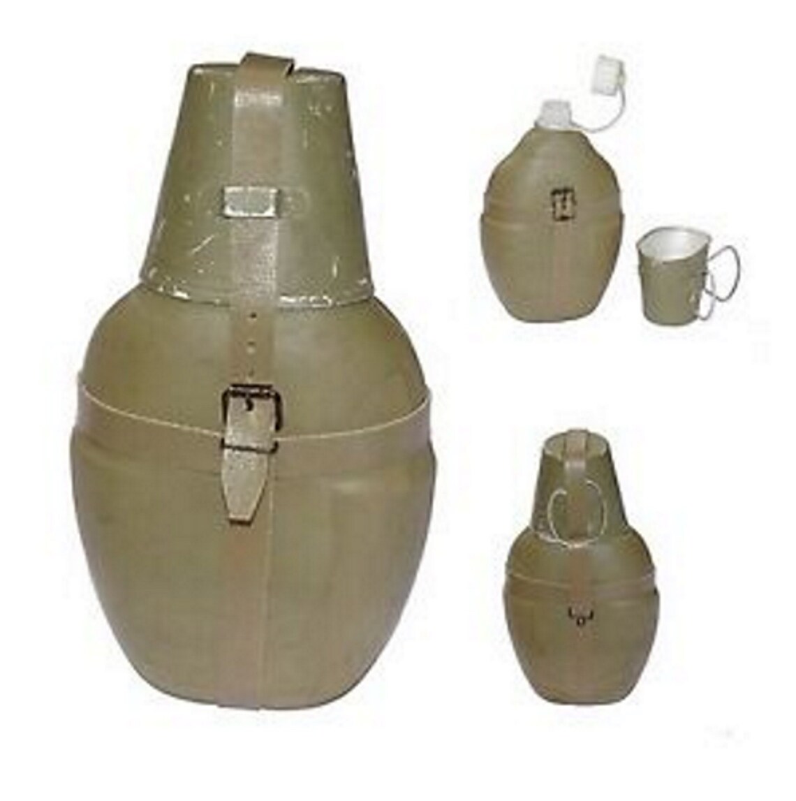 East German Military Issued Insulated Canteen with Cup Etsy