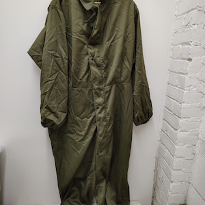 ヴィンテージ 軍支給品 ベトナム戦争時代 メンズ ODグリーン 寒冷地用 メカニック カバーオール - Lサイズ
