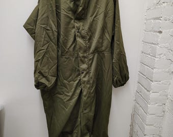 Mono de mecánico vintage de la época de Vietnam, color verde OD, para clima frío, para hombre, tamaño grande