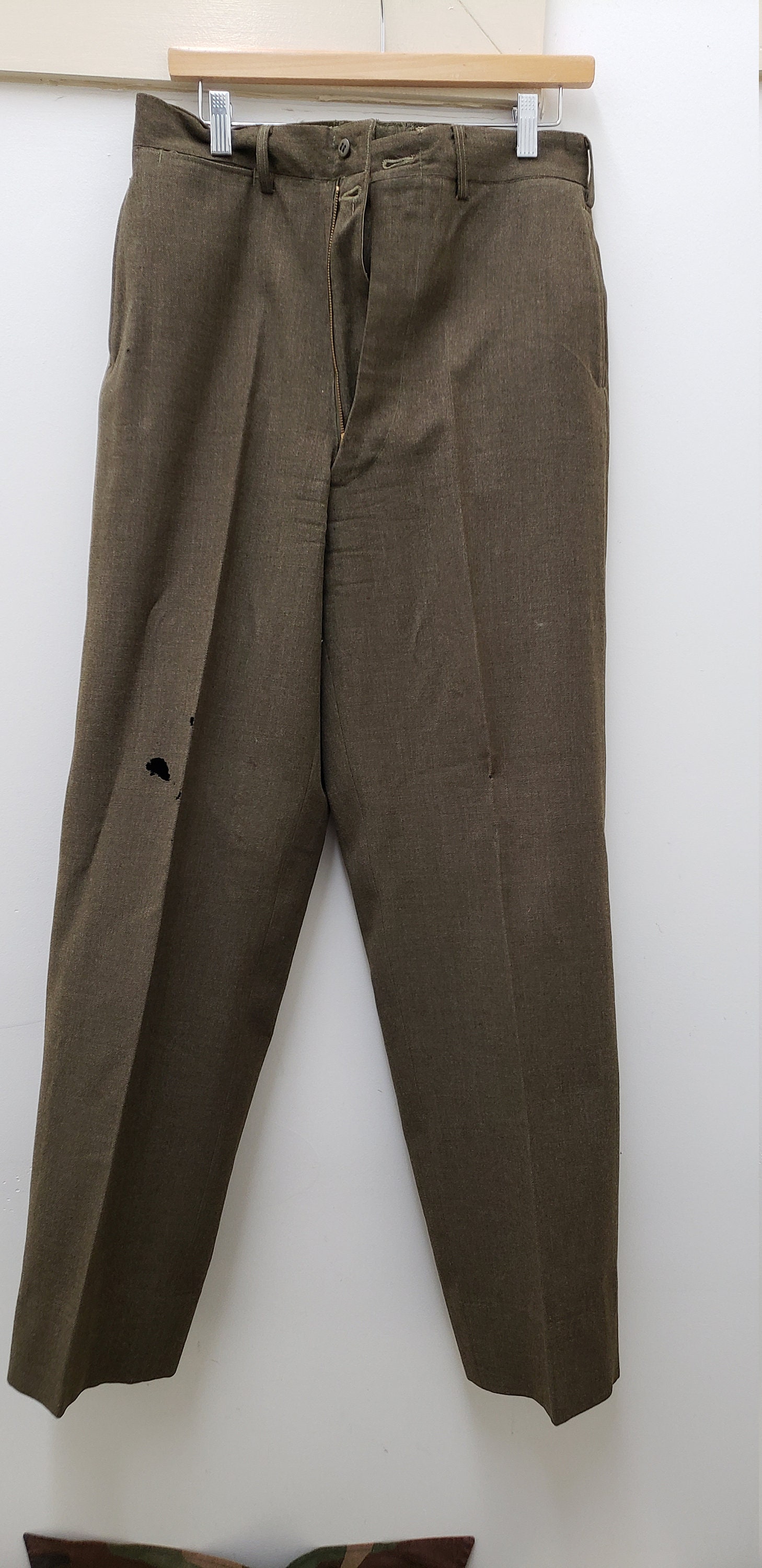 Vintage Military Issued World War 2 Wool Pants-31x31 | Etsy