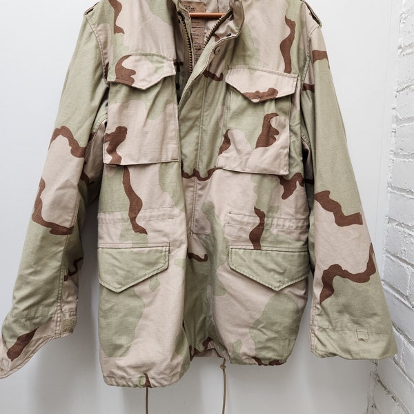 Vintage Military Issued 3 Color Desert M65 Field Jacket-ML-6444