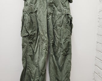 Pantalon coupe-vent en satin de coton pour hommes de l'époque du Vietnam, édition militaire vintage-XSR