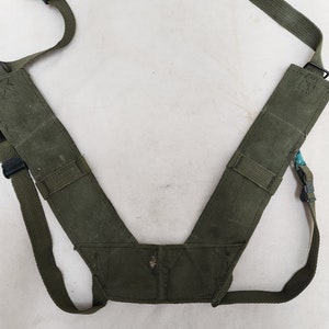 Vintage Military Issued Vietnam Era Canvas H-Harness-1973