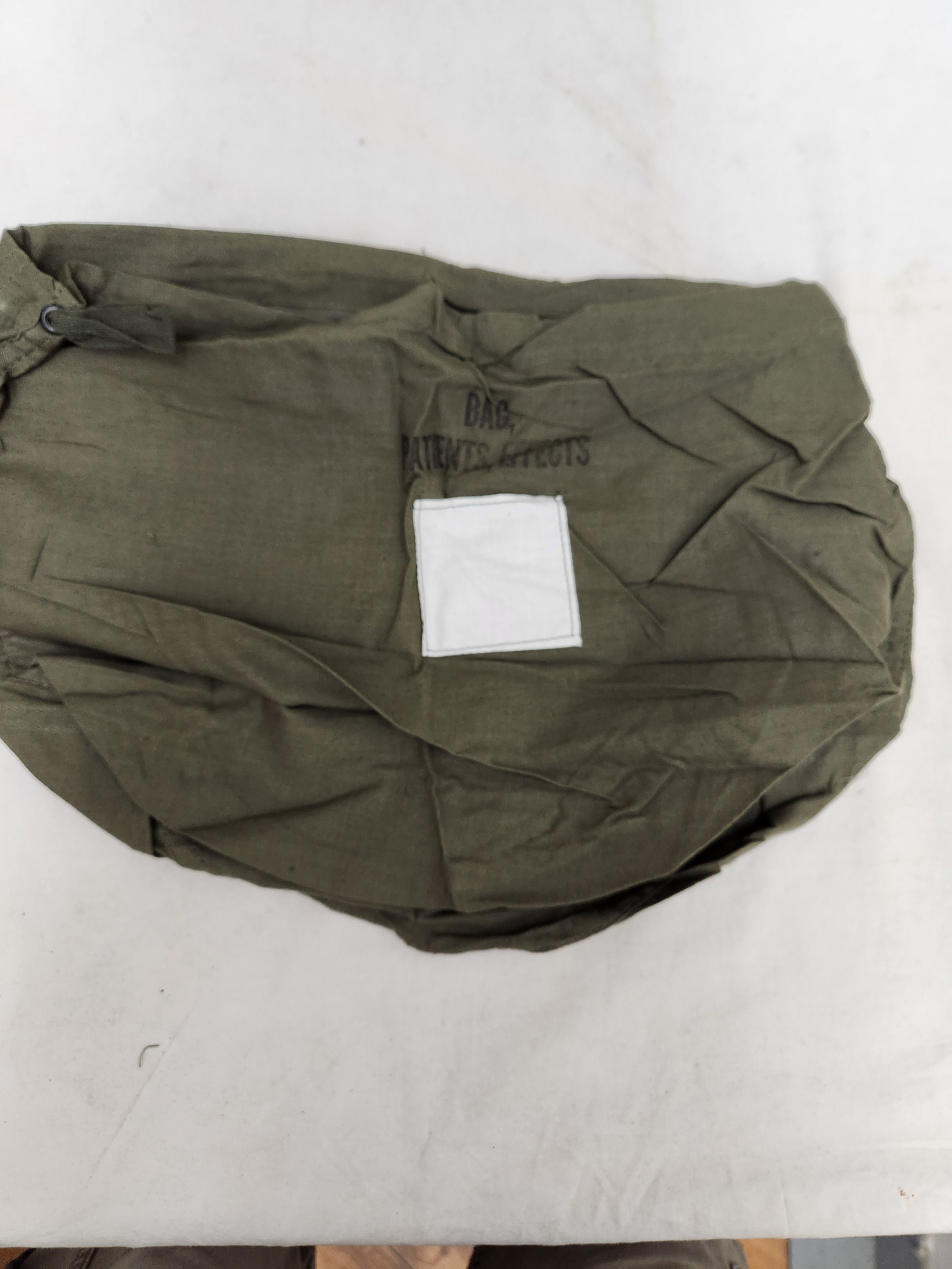 Vintage Military Issued Personal Effects Bag Vietnam Era-NEW-63