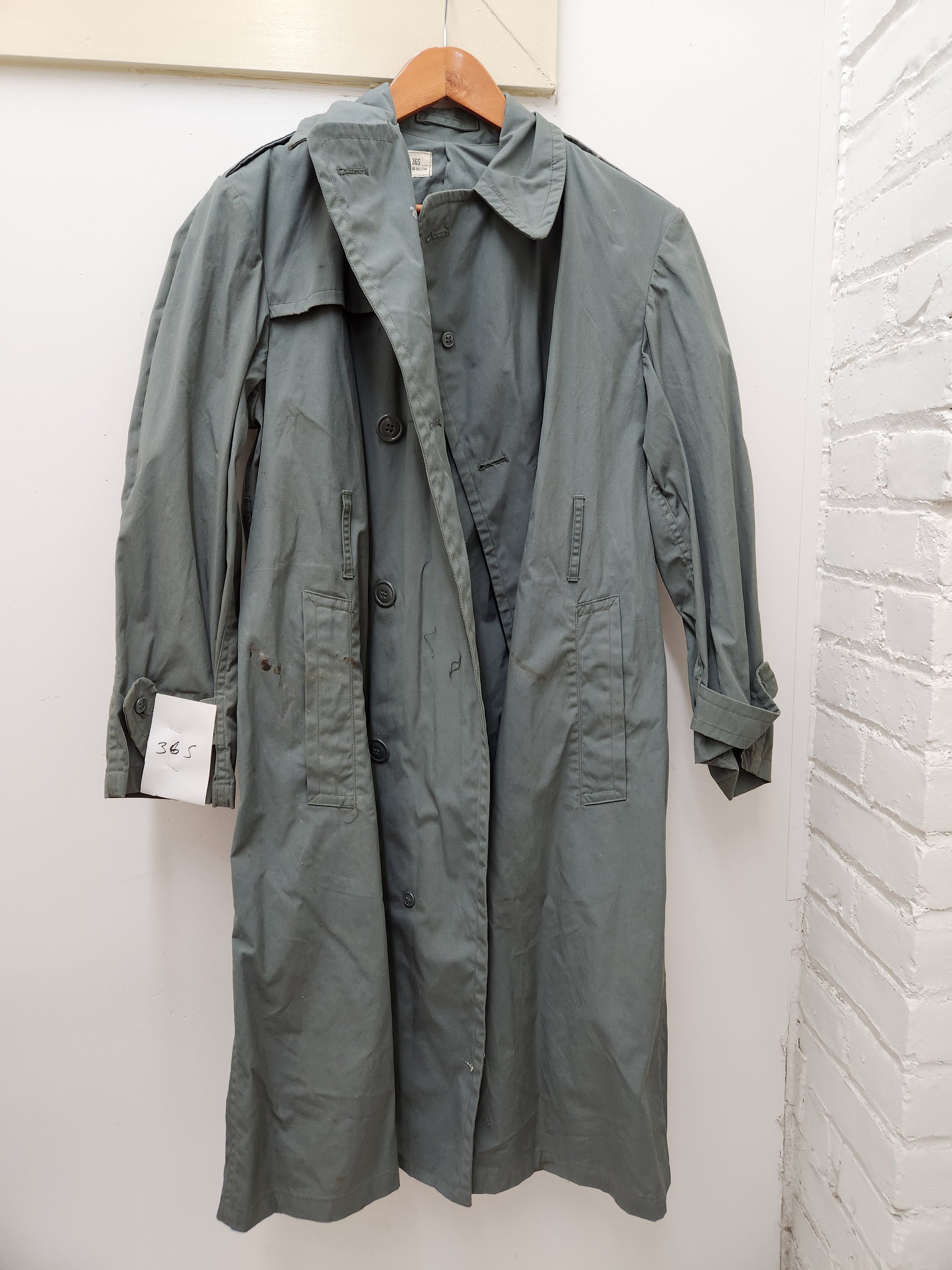 Army green rain jacket sale