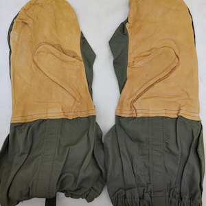 Mitaines vintage militaires avec gâchette - NOUVEAU