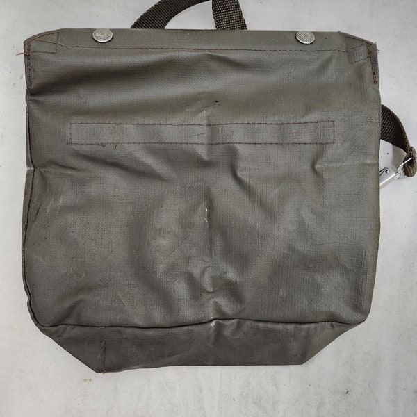 Vintage Swedish Military Issued Gas Mask Bag