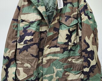 Small Short Vintage 60s US Army Military M-65 Field Jacket Wind 