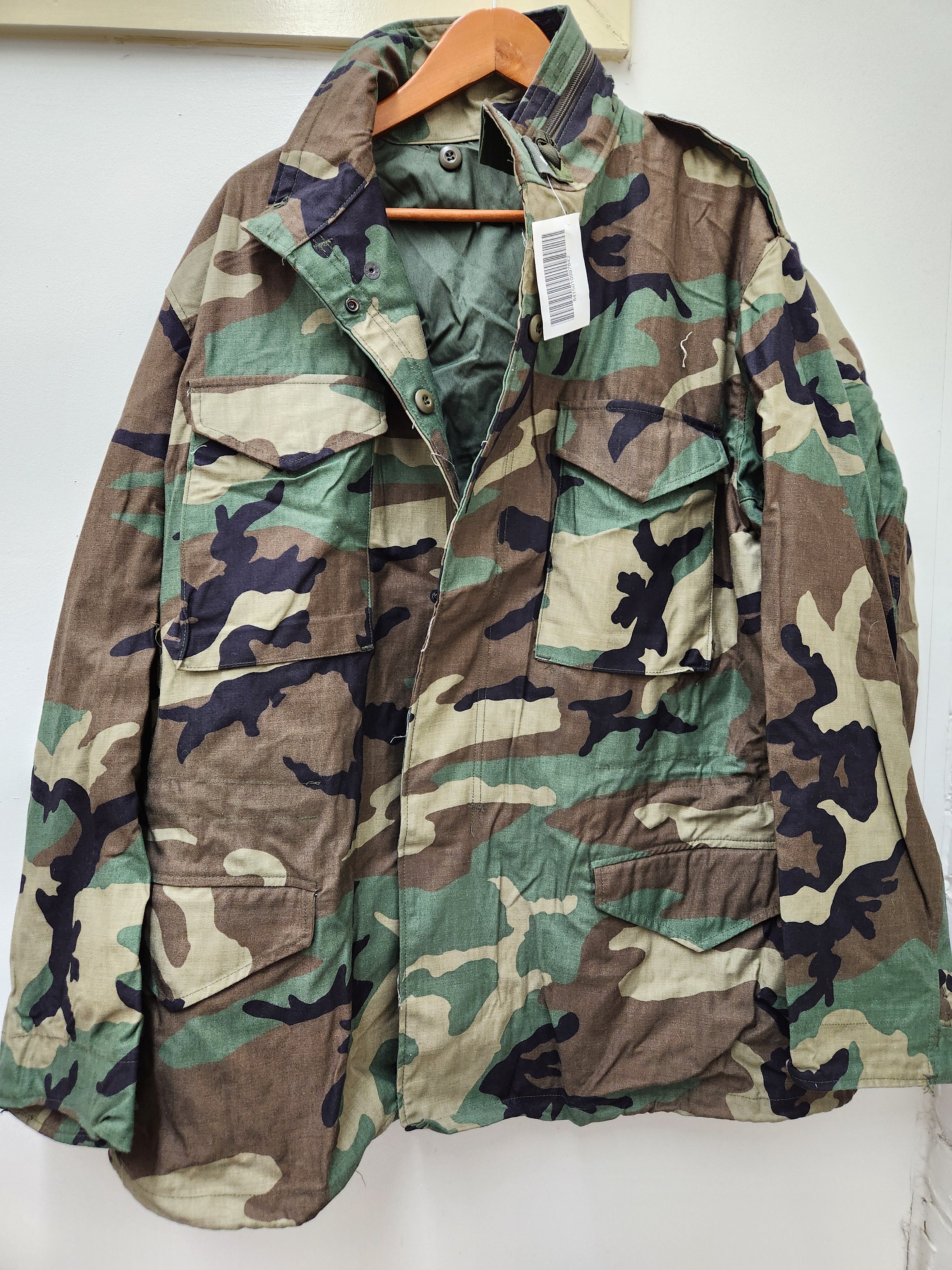 Vintage Military Issued Woodland M65 Field Jacket new xll 7842 99 Etsy Ireland