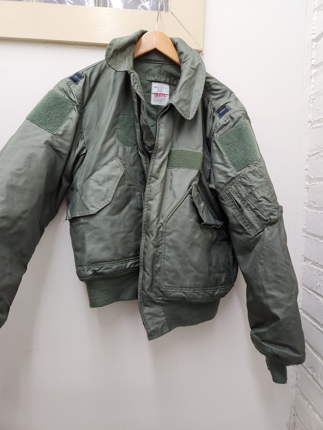 Vintage Military Issued Green Flyer's Jacket With - Etsy