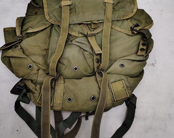 ビンテージ 米軍 US ARMY アリスバックパック 70年代 U.S.ARMY 米軍実品 LC-1 ナイロン アリスパック フィールド