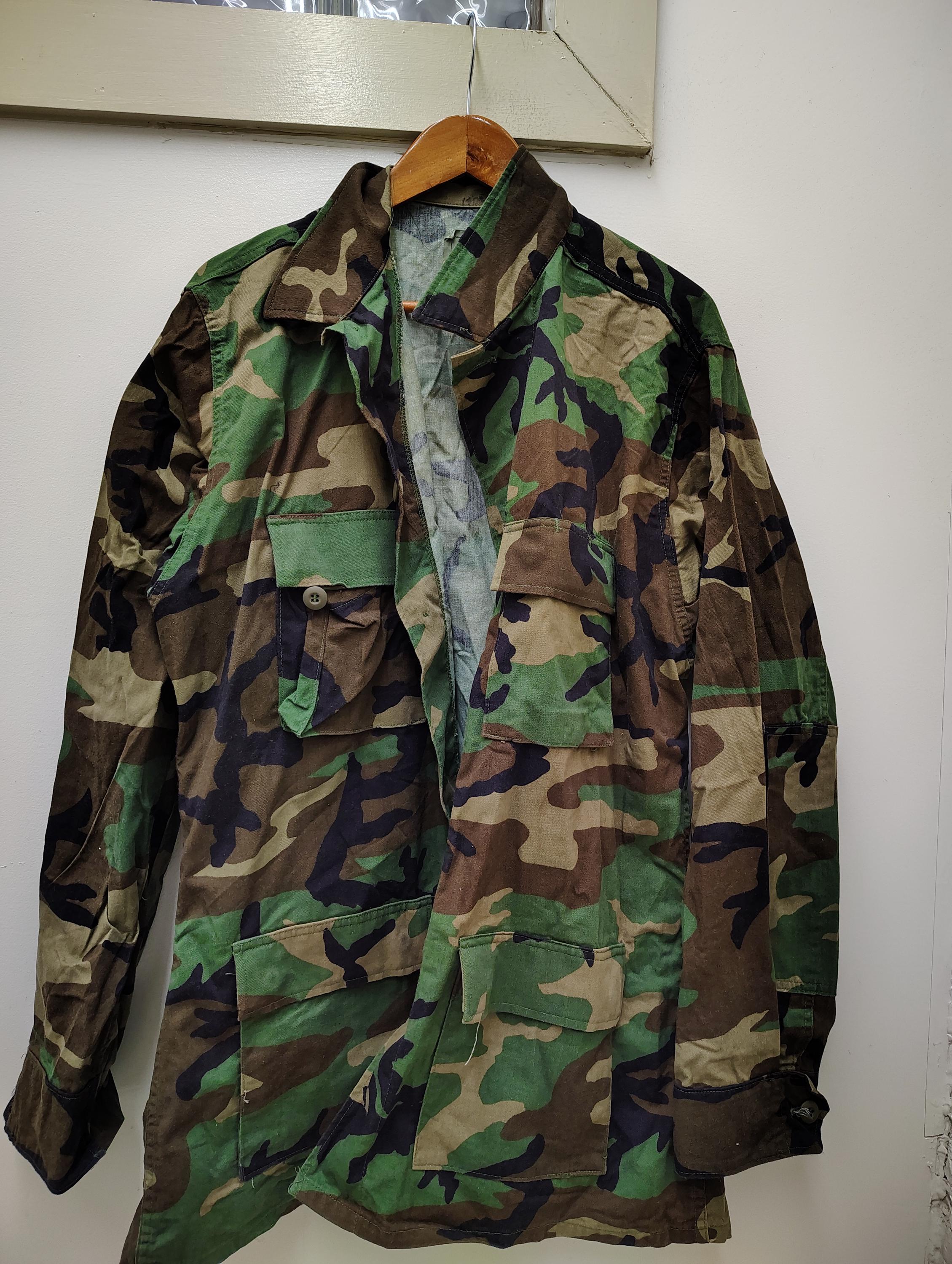 US Military Surplus Vintage BDU Camo Shirt/blouse-lxl - Etsy