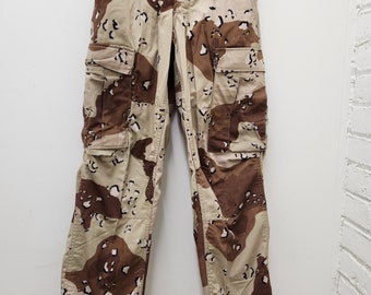 Vintage Military Issued Choc Chip Pant/Trousers-XSXS