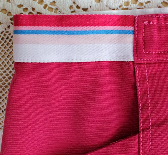 80s Hot Pink Tennis Skort, Size L, Waist 33 Inche… - image 5